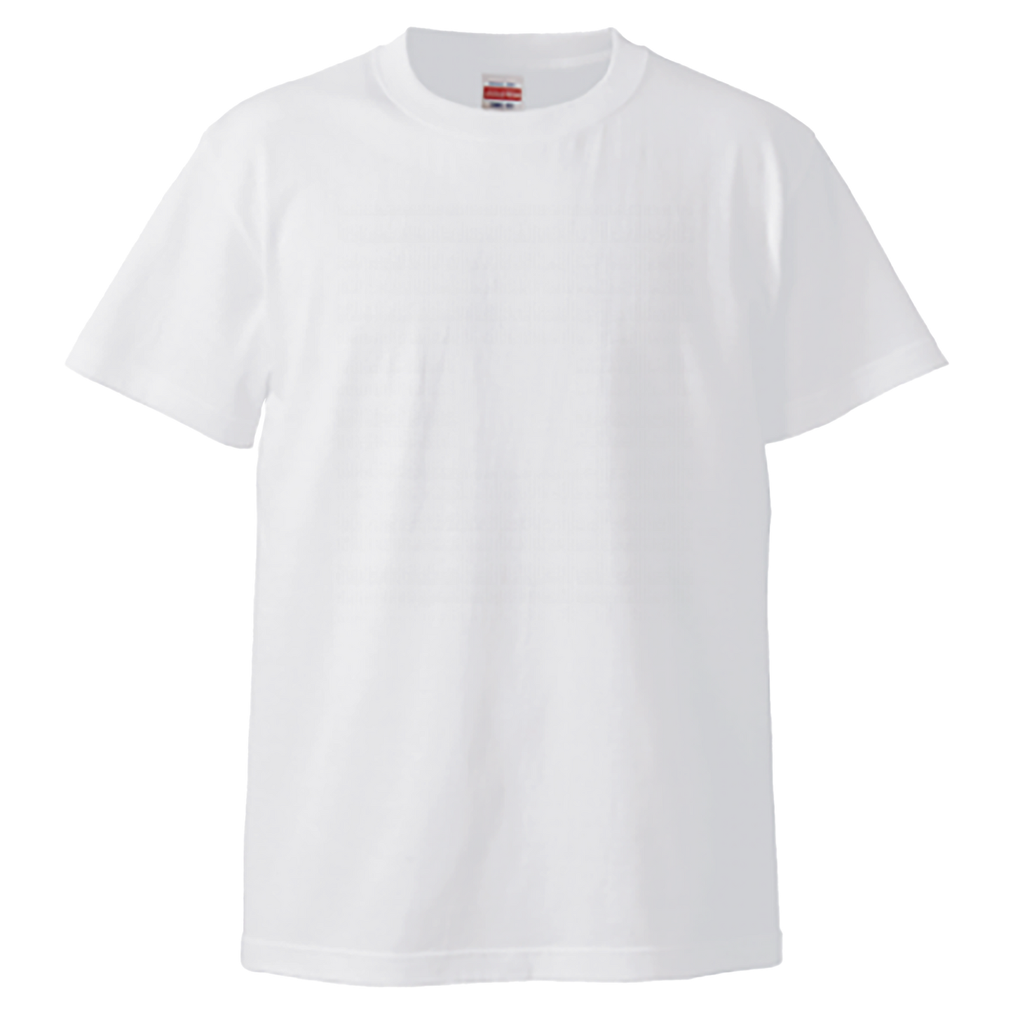 variant:綿100%Tシャツ　5.6oz / ホワイト